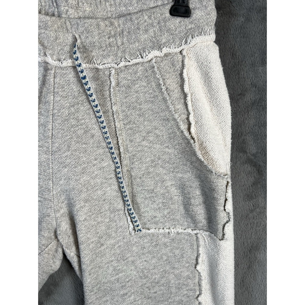 Sundance Sweatpants Womens Small Gray Fleece Cropped Lounge Raw Hem Cozy - Picture 6 of 10